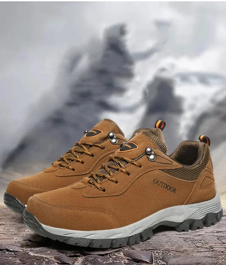 Men's Outdoor Suede Hiking, Travel Hiking, Hunting, Hiking Trails, Jogging Casual Fashion Shoes, Large Size 49