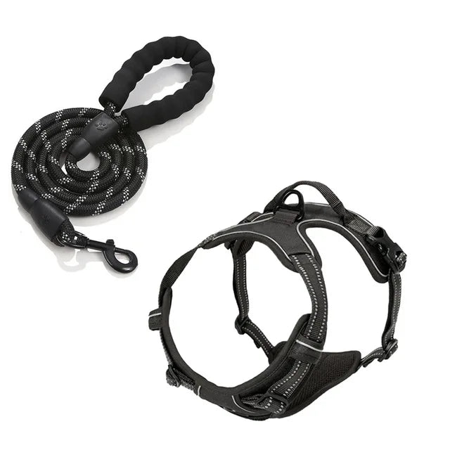 Harness Dog Chest Reflective Safety Adjustable Dog Training Collar Outdoor Sport No Pull Vest Pet Items