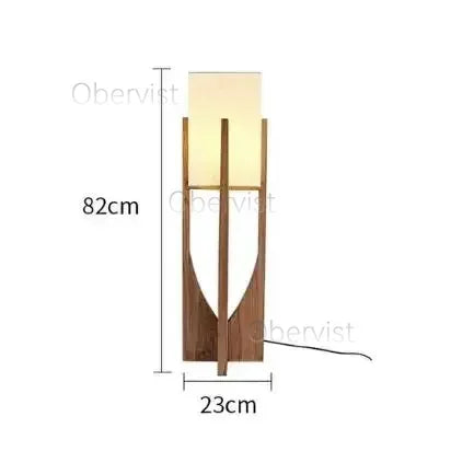 Fairbanks Floor Lamp Wooden Floor Lamp for Living Room Bedroom Sofa Bedside Solid Nordic Designers Floor Lamps