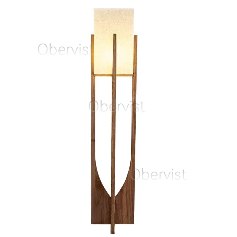 Fairbanks Floor Lamp Wooden Floor Lamp for Living Room Bedroom Sofa Bedside Solid Nordic Designers Floor Lamps