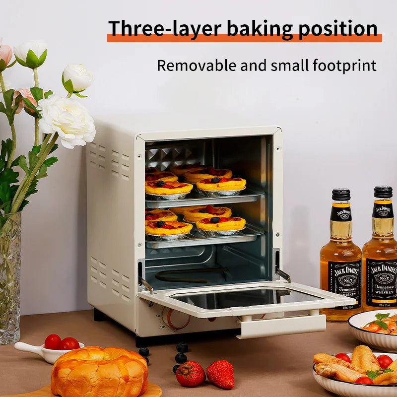 Large Capacity Electric Air Fryers Toaster Oven mechanical Household Kitchen 360°Baking Convection Oven Deep Fryer Oil free 12L