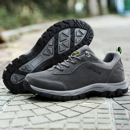 Men's Outdoor Suede Hiking, Travel Hiking, Hunting, Hiking Trails, Jogging Casual Fashion Shoes, Large Size 49