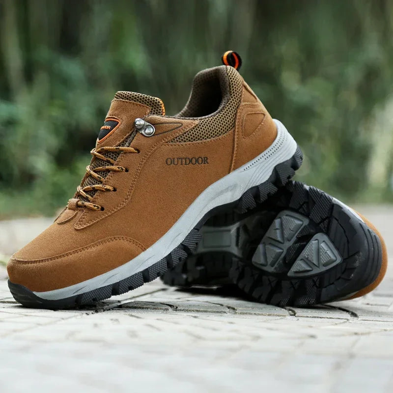 Men's Outdoor Suede Hiking, Travel Hiking, Hunting, Hiking Trails, Jogging Casual Fashion Shoes, Large Size 49
