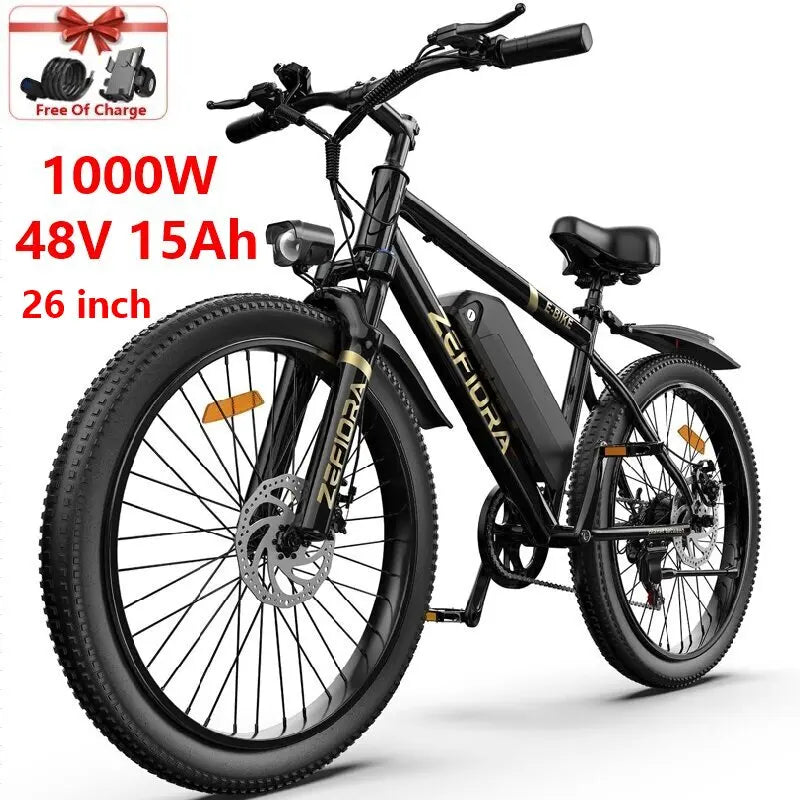 Scooter Electric 14 26 Inch 1000w 30-50mph 30-60miles 48v 10ah 15ah Battery,free Local Shipping Certified Ul2849 Electric Bike