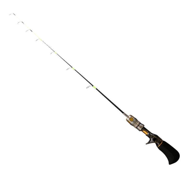 Ice Fishing Rod 50cm/70cm Winter Fishing Rod Solid Glass Fiber Flat Slightly Ice Fishing Rod Ultra Short Lure Fishing Rod