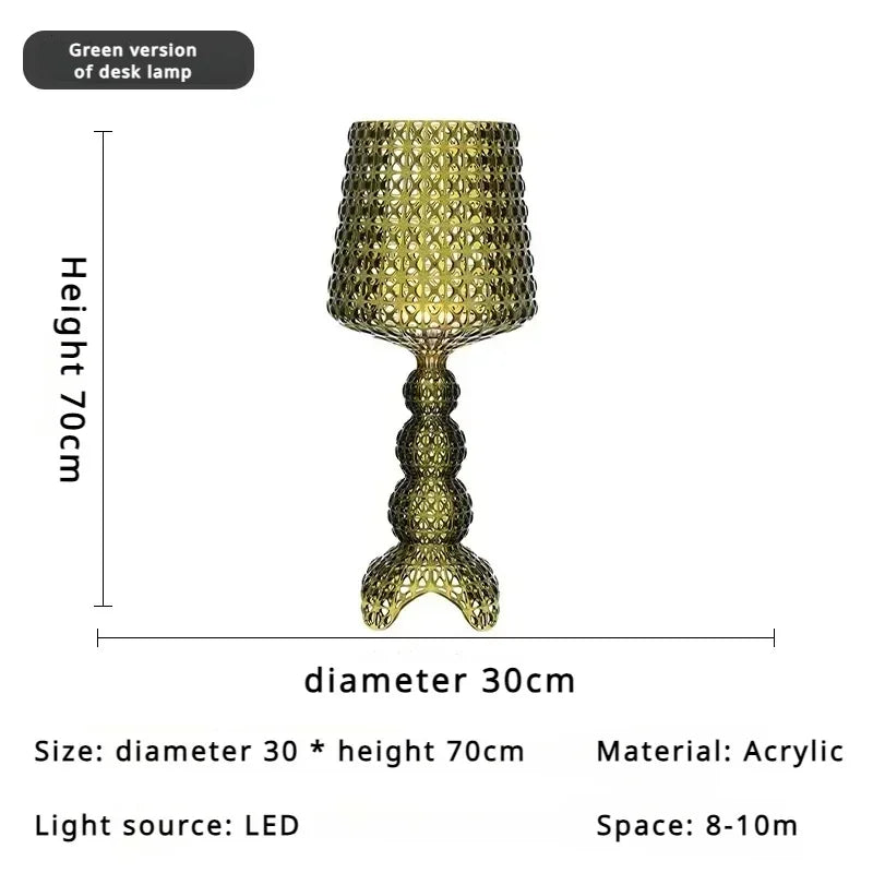 Italian Design Personality LED Floor Lamps Creative Hollow Acrylic Standing Light Living Room Bedroom Decor Lighting Fixtures