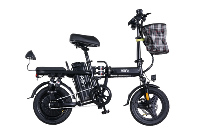 500W Adult Electric Bike  20 MPH, 48V 20Ah 50miles range Removable Battery 14 Inch Folding Electric Bike 8pcs Multi-Shock Absorp