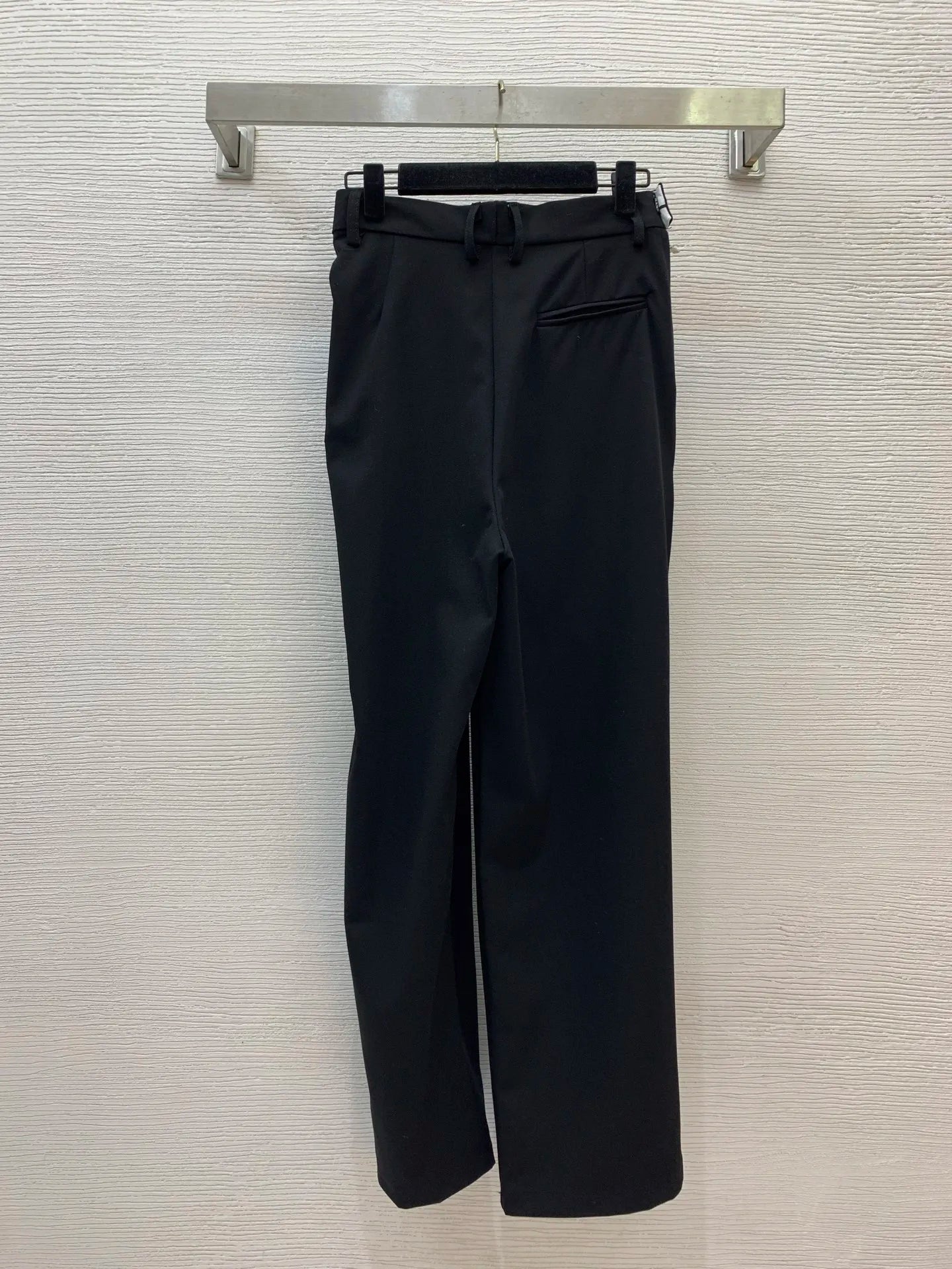 2025 New Fashionable Personalized Pinched Leather Brand Side Zipper Fashionable Versatile Casual Pants