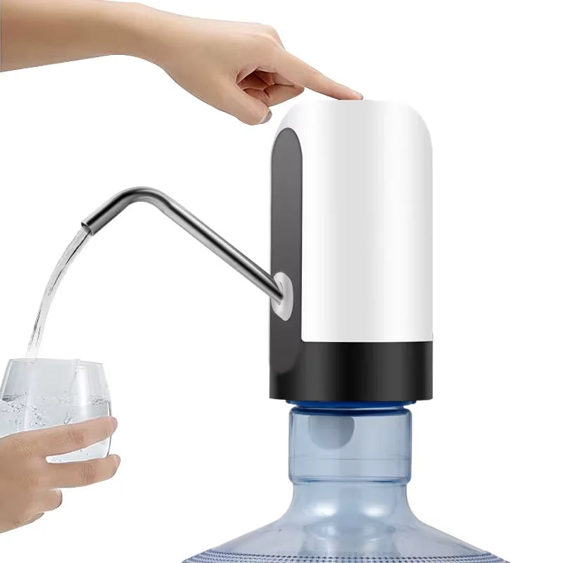 Drinking Fountain Water Bottle Pump Home Garden Automatic Switch One Click Kitchen Dining Room Mini Electric USB Charging Carboy