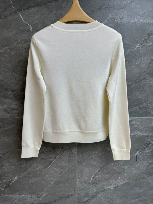 High Quality Spring Autumn Women's Casual Fashion Silk O-neck Printing Patchwork Short Pullover Long Sleeves Shirt JQ168