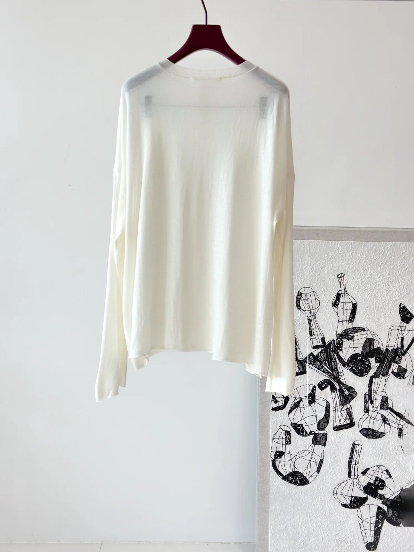 2025 New Loose Buckle Knitted Hoodie Lightweight  Soft Comfortable Knitted Sweater 211