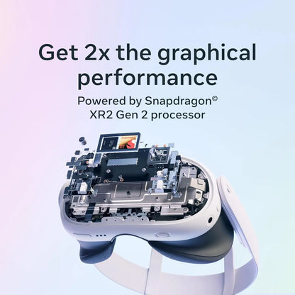 512GB Wireless VR Headset with Sharper Resolution, 2X Graphics Power, and 40+ Games Trial