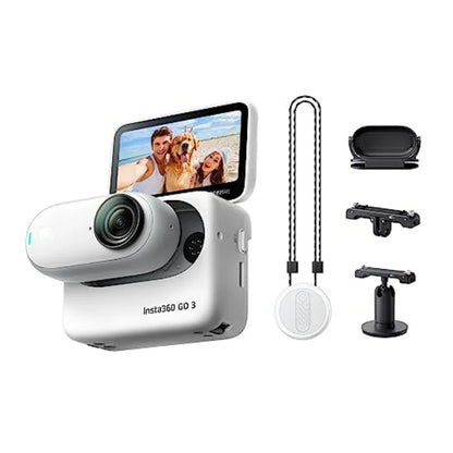 GO 3 128GB Small Lightwght Action Camera Portable and Versatile Hands-Free POV Mount Anywhere Stabilization Multifunctional Act
