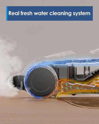 Steam Wet Dry Vacuum All-in-One, 248℉ High-Temp Steam Mop for Hardwood Floors, Self-Cleaning