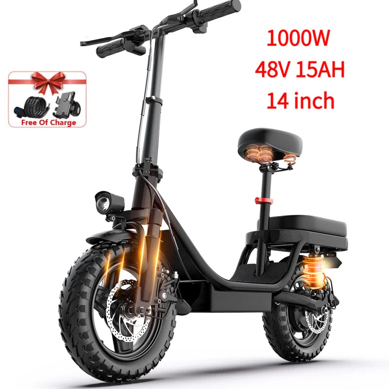 Electric Bike 14 26 Inch 1000w 30-50mph 30-60miles 48v Removable Battery,multiple Different Models Mountain Electric Bicycle