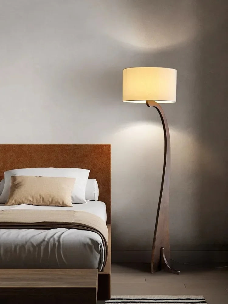 Modern Wooden Floor Lamp Home Decor Led Night Lights Living Room Sofa Standing Lamp for Bedroom Lighting for Living Room