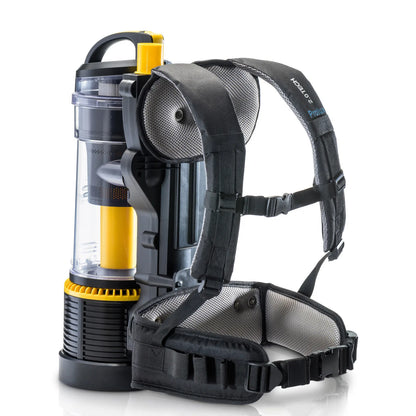 2.0 Commercial Bagless Backpack Vacuum Cleaner with Electric Power Nozzle
