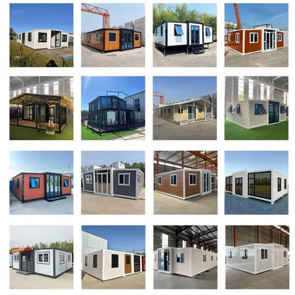 Forest Cabin Luxury Portable House Mobile Home Customized Expandable Container House Prefab Tiny House 2 3 Bedroom Garden Rooms