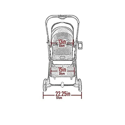 Pet Gear A Vermont Family Owned Company Since 1936 3-in-1 Travel System View 360 Stroller Converts to Carrier and Booster Seat