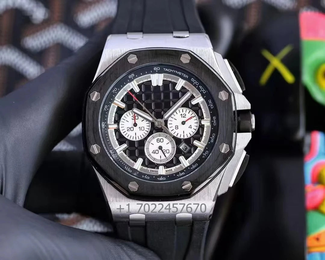26401 Designer Automatic Mechanical Watch From Top Brand AA-PP ETA Movement Acrylic Band 100 Bar Water Resistance
