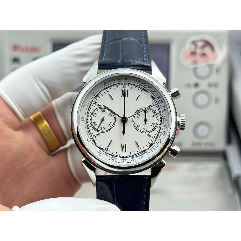 New Top Brand Reissue Watch with Versatile Case and Moon Phase Design for Men