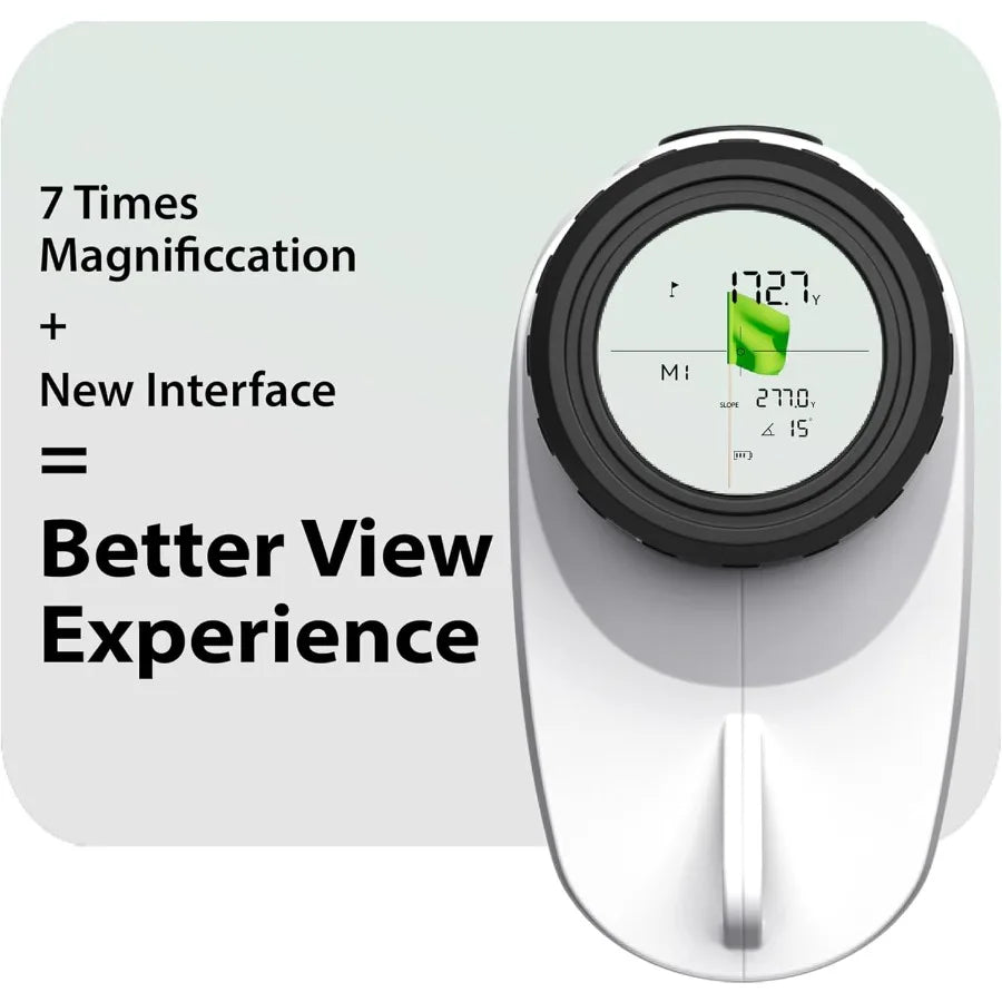 Laser Rangefinder for Golf and Hunting with 7X Magnification 1200 Yard Range HighPrecision Flag Pole Loc