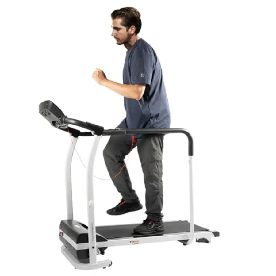 Treadmill with InclineFoldable Walking Treadmill with with Full Length Handrails and Heart Rate Measurement Recovery Fitness Eq