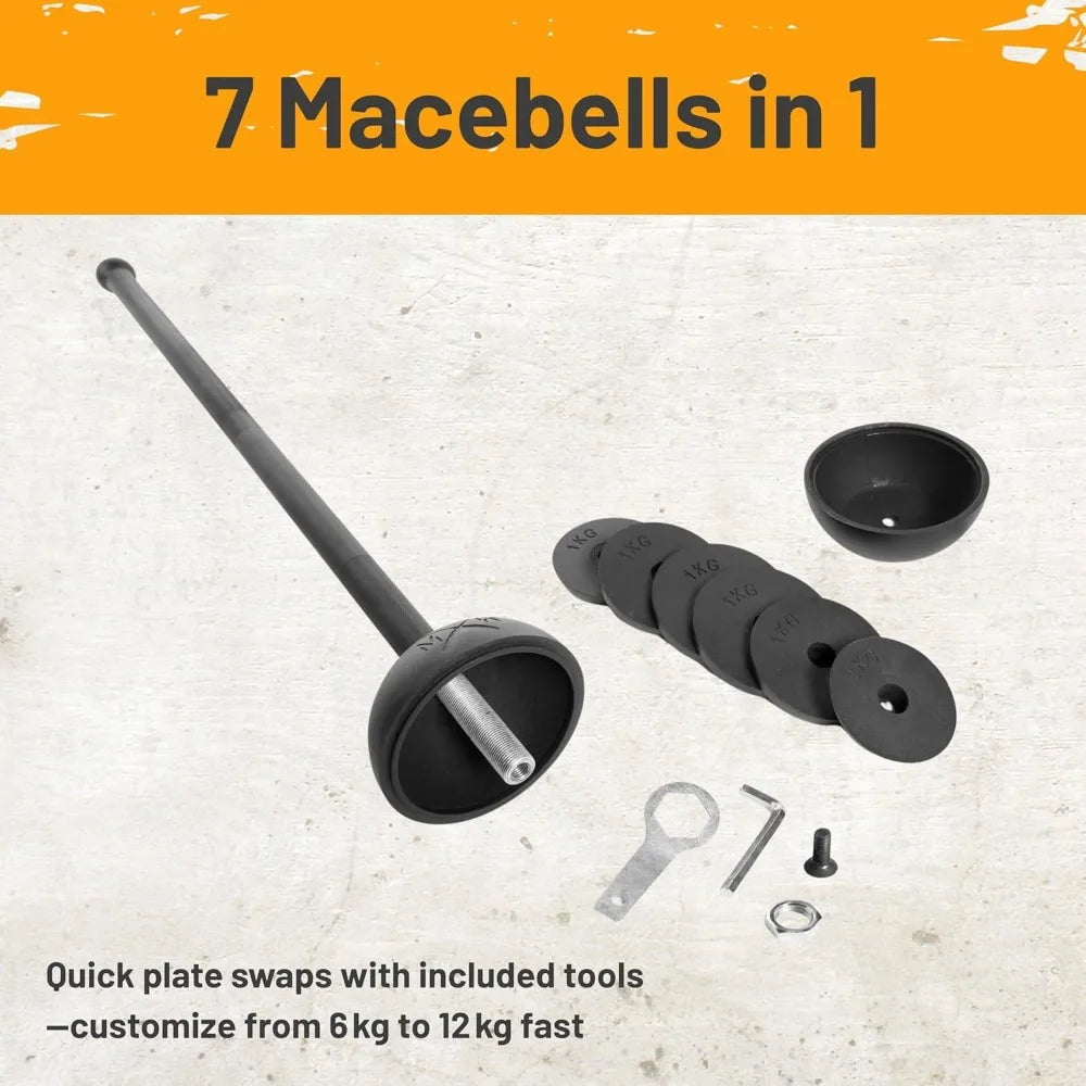 Adjustable Weight Macebell for Strength Training - Bells of Steel Exercise Equipment