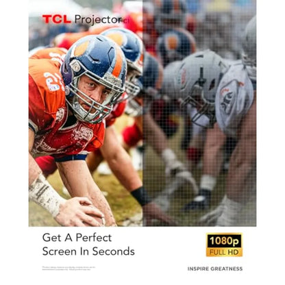 C1 Smart Projector 4K Support Google TV Netflix Officially Licensed WIFI Bluetooth Auto Focus Keystone Native 1080p Dolby Audio