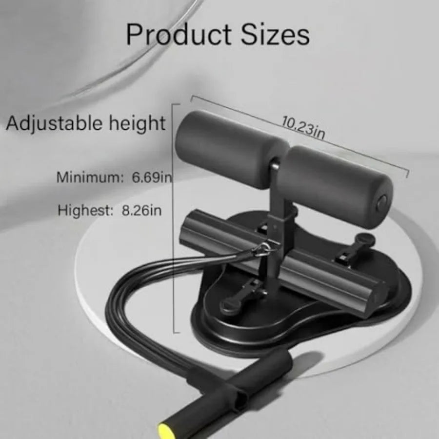 Ab Training Auxiliary Device 2025 Upgrade 3 Suction Cups Sit Up Machine Multifunctional Adjustable Ab Trainer Equipment Ab Work