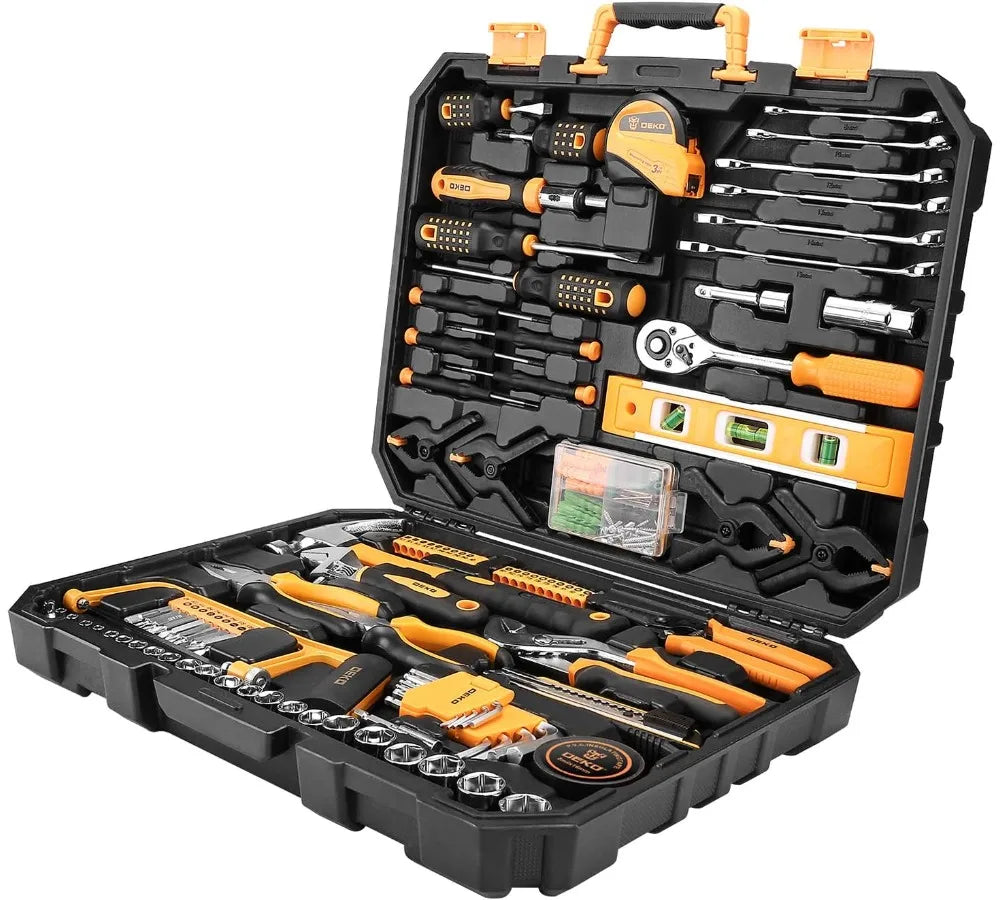 228-Piece Professional Socket Wrench Set with Toolbox - Auto Repair & DIY Hand Tools for Mechanics & Home Use