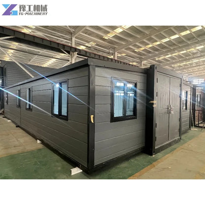 China Expandable Container House 20ft 40ft 3 Bedroom Folding House Prefabricated Portable Mobile Home Modular Container Houses