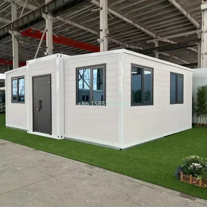China Expandable Container House 20ft 40ft 3 Bedroom Folding House Prefabricated Portable Mobile Home Modular Container Houses
