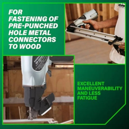 Strap-Tite Strip Nailer Pro-Preferred Pneumatic Power Nailers for Metal Connectors Lightweight 6.4 lbs Fastening Tool 36° Preci