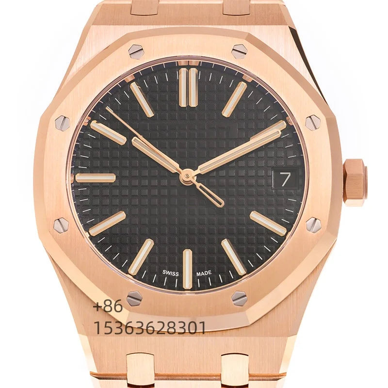 Customized Factory Double Cycloid Hollow Out 41mm 15510 Watch 316L Luxurious Waterproof Mechanical Man Watch