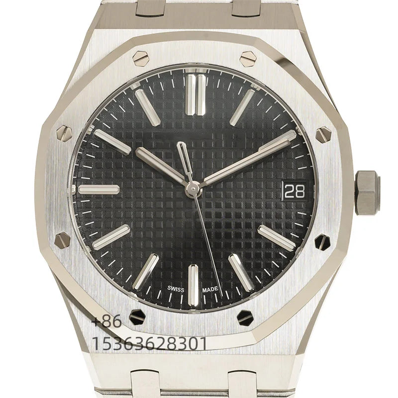 Customized Factory Double Cycloid Hollow Out 41mm 15510 Watch 316L Luxurious Waterproof Mechanical Man Watch