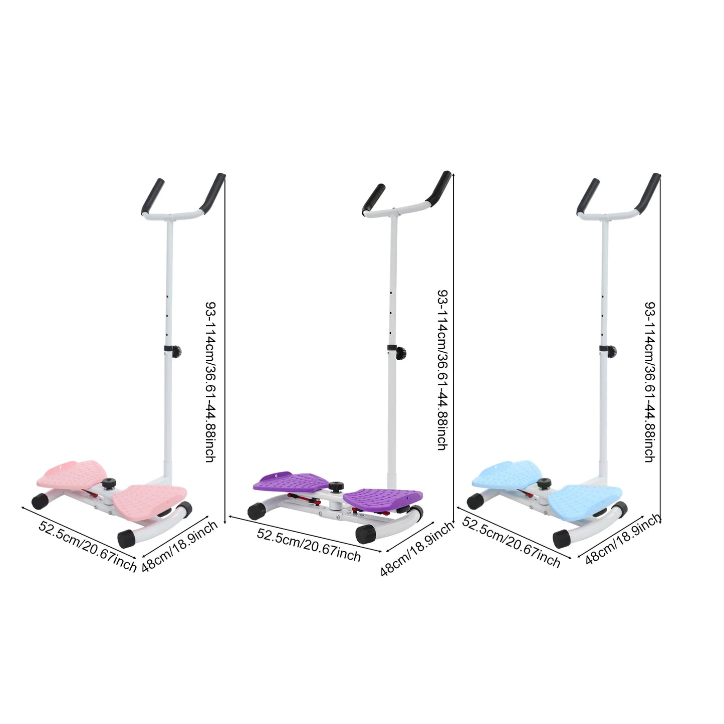 Waist Twister Board, Ab Twist Board, Noiseless Home Gym exercise Twist Board with Handrail Load Capacity 330lbs for Women Men