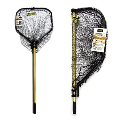 TS108S Tournament Series Precision Landing Net Gold/Black for Competitive Fishing with Durable Material and High-Visibility Des