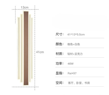 Wall Lamp Northern Europe Light Luxury High-end Long Living Room Background Wall Staircase Aisle Bedroom Bedside Wall Light
