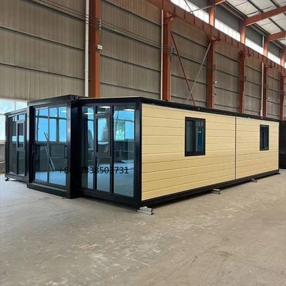 Prefabricated Container House Tiny Home 2 3 Bedrooms Steel Cabin Prefab House 20ft 40ft Portable Modular Mobile Garden Rooms