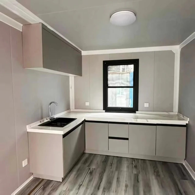 20ft Expandable Container Prefabricated House 3 Bedroom Luxury Container House Complete with Multiple Container Room Customized