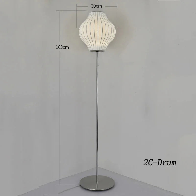 Danish Designer Silk Lamp Fabric Lampshade for Home Decoration  Living Room  Bedroom Living Room Bedside Standing Lamp