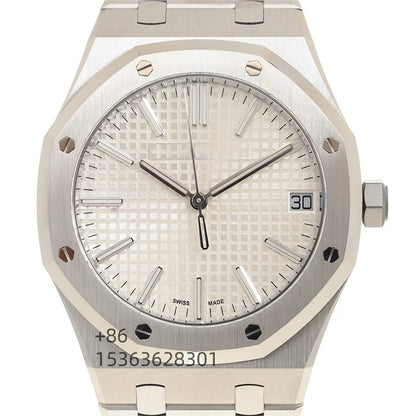 Customized Factory Double Cycloid Hollow Out 41mm 15510 Watch 316L Luxurious Waterproof Mechanical Man Watch