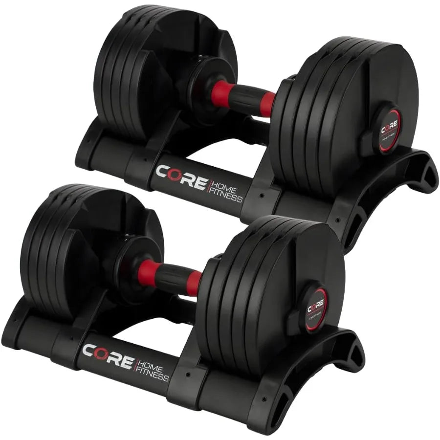 Core Fitness Adjustable Dumbbell Weight Set by Afable Dumbbells