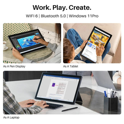 Kamvas Studio 16 Huion Tablet 15.8 Inch Pen Computer 2.5K Finger Touch Screen Windows 11 Profession Drawing Tablet  512G SSD