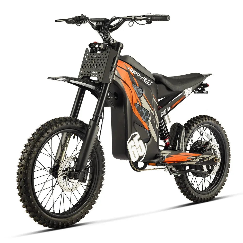 HAPPYRUN Tank G300 Pro Electric Dirt Bike 3000W Motor 72V 30Ah Battery