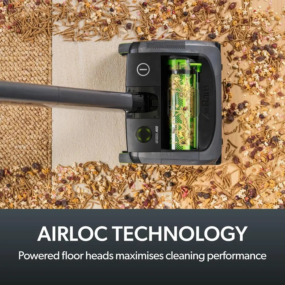 Cordless Vacuum Cleaner Bundle - Includes The AirRam 2 Upright and The Multi Portable Handheld - Rechargeable 22V Lithium Ion Ba
