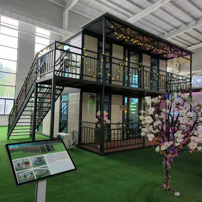 Forest Cabin Luxury Portable House Mobile Home Customized Expandable Container House Prefab Tiny House 2 3 Bedroom Garden Rooms
