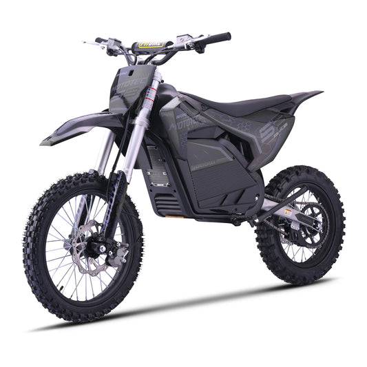 KOOZ HP117E 72V 5000W Pro Electric Dirt Bike for Adults,3 Speed Modes Electric Motorcycle Up to 50 MPH & 40 Miles Long-Range