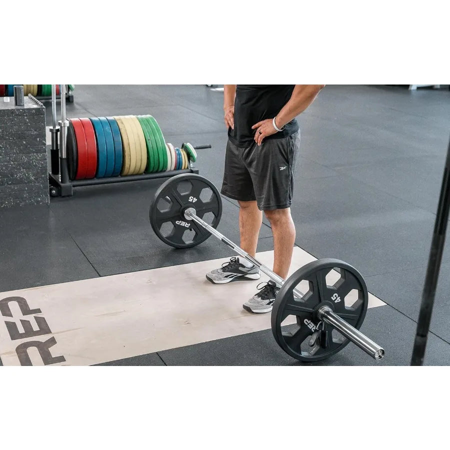 Fitness Barbells Choose between the Teton Training Barbell 15 or 20KG Delta MixedUse Bar (20KG) Badlands Powerlifting Barbell (